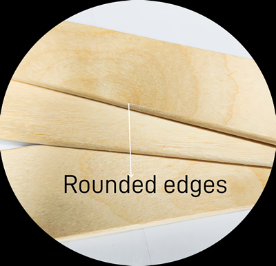 Rounded edges