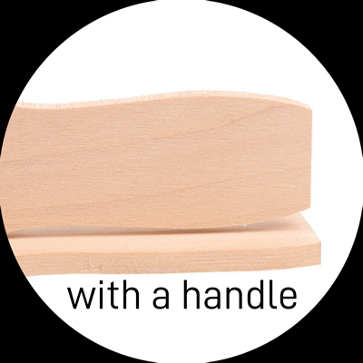 with a handle